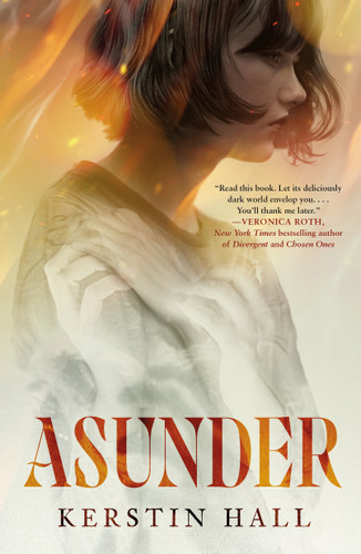 Asunder book cover by Kerstin Hall
