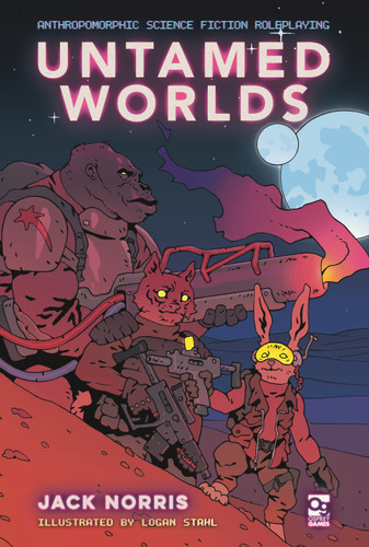 Untamed Worlds: Anthropomorphic Science Fiction Roleplaying (Osprey Roleplaying) book cover by Jack Norris