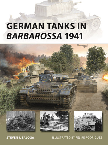 German Tanks in Barbarossa 1941 (New Vanguard #339) book cover by Steven J. Zaloga