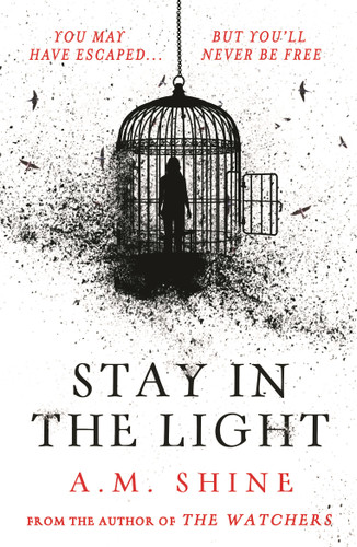 Stay in the Light: the chilling sequel to hit horror novel THE WATCHERS book cover by A.M. Shine