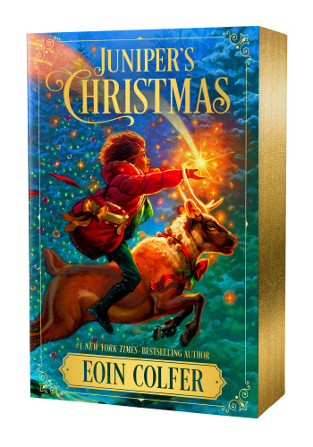 Juniper’s Christmas book cover by Eoin Colfer
