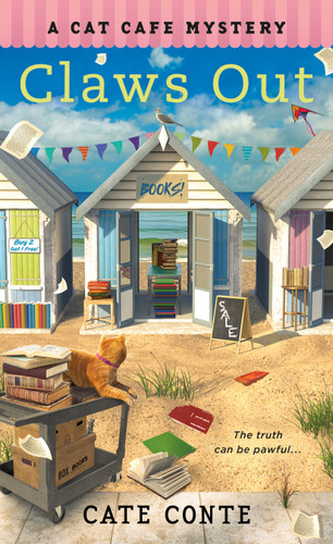 Claws Out: A Cat Cafe Mystery (Cat Cafe Mystery Series #9) book cover by Cate Conte
