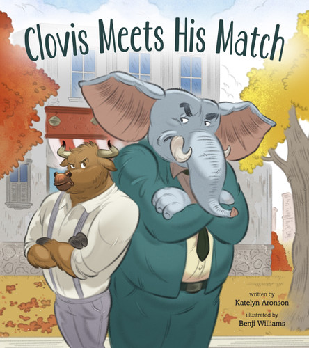 Clovis Meets His Match book cover by Katelyn Aronson