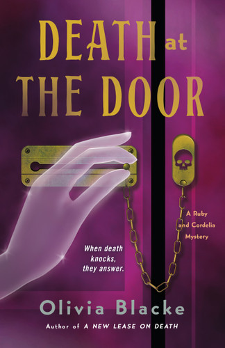 Death at the Door: A Ruby and Cordelia Mystery book cover by Olivia Blacke