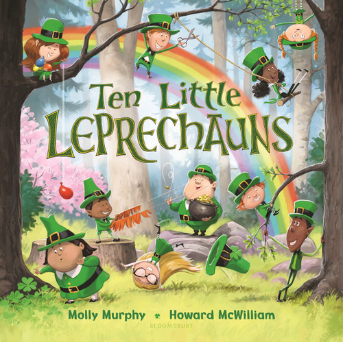 Ten Little Leprechauns book cover by Molly Murphy