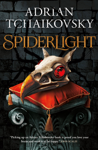 Spiderlight book cover by Adrian Tchaikovsky