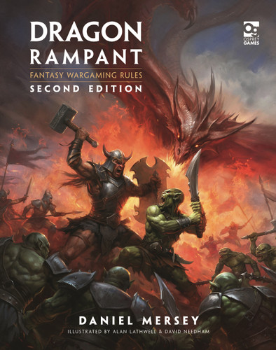 Dragon Rampant: Second Edition: Fantasy Wargaming Rules book cover by Daniel Mersey