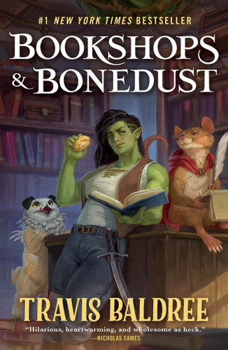 Bookshops & Bonedust (Legends & Lattes #2) book cover by Travis Baldree