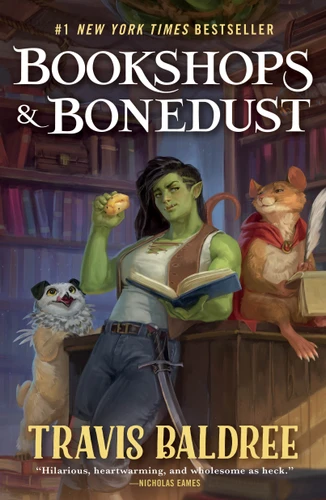 Bookshops & Bonedust (Legends & Lattes #2) book cover by Travis Baldree