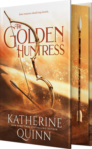 The Golden Huntress book cover by Katherine Quinn