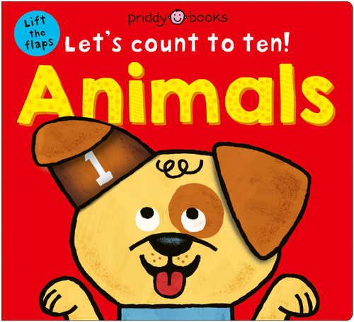Animals (Let's Count to Ten!): A Lift-The-Flap Counting Book (Let's Count to Ten!) book cover by Priddy Books