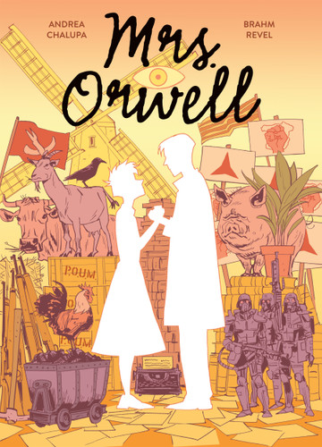 Mrs. Orwell book cover by Andrea Chalupa