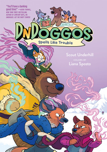 DnDoggos: Spells Like Trouble (DnDoggos #2) book cover by Scout Underhill