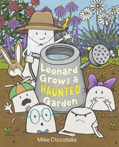 Leonard Grows a Haunted Garden book cover by Mike Ciccotello