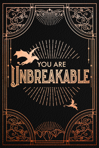 Official Iron Flame Journal: You Are Unbreakable Edition with Lined Pages book cover by Rebecca Yarros