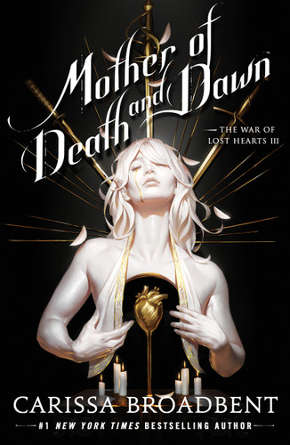 Mother of Death and Dawn book cover by Carissa Broadbent