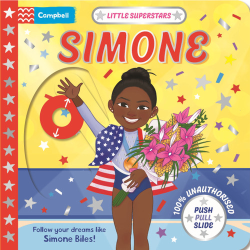 Little Superstars: Simone: The inspiring story of Simone Biles (Little Superstars) book cover by Campbell Books