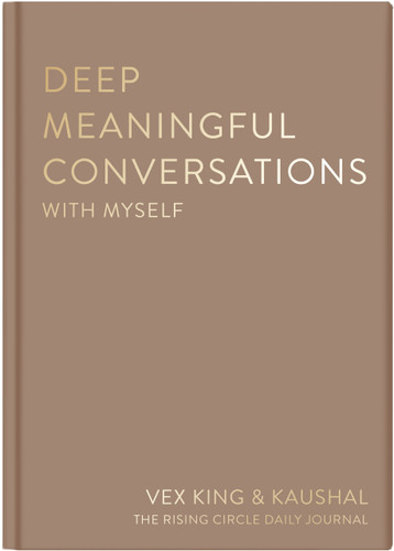 Deep Meaningful Conversations with Myself: For Reflection, Healing and Growth book cover by Vex King, Kaushal, The Rising Circle