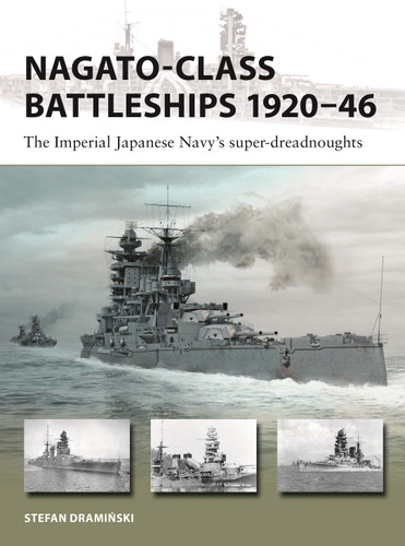 Nagato-class Battleships 1920–46: The Imperial Japanese Navy's super-dreadnoughts (New Vanguard #346) book cover by Stefan Draminski