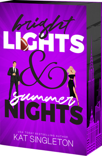 Bright Lights and Summer Nights book cover by Kat Singleton