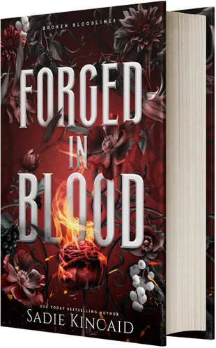 Forged in Blood (Broken Bloodlines #1) book cover by Sadie Kincaid
