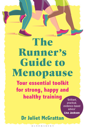 The Runner’s Guide to Menopause: Your essential toolkit for strong, happy and healthy training book cover by Juliet McGrattan