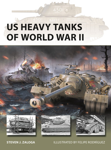 US Heavy Tanks of World War II (New Vanguard #348) book cover by Steven J. Zaloga