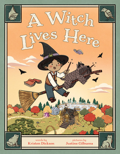 A Witch Lives Here book cover by Kristen Dickson