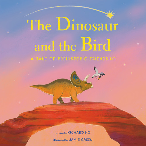 The Dinosaur and the Bird: A Tale of Prehistoric Friendship book cover by Richard Ho