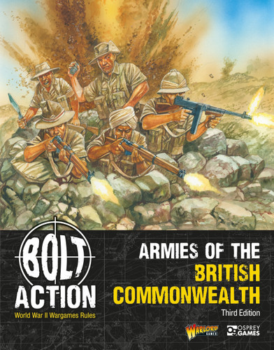 Bolt Action: Armies of the British Commonwealth: Third Edition (Bolt Action) book cover by Warlord Games