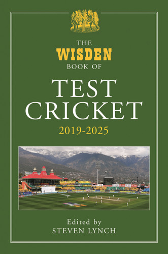 The Wisden Book of Test Cricket 2019–2025 book cover by 