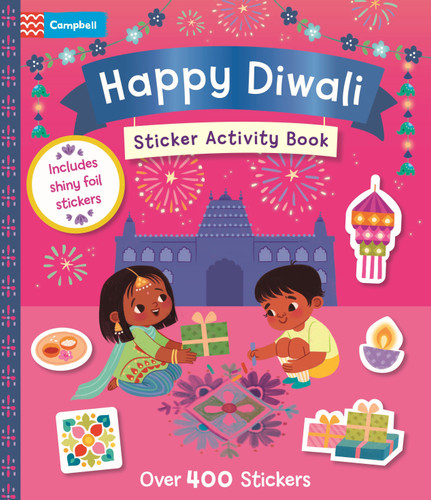 Happy Diwali Sticker Activity Book book cover by Campbell Books