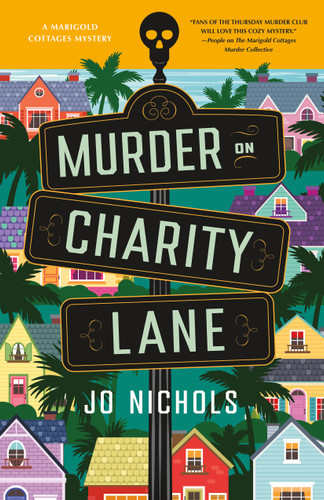 Murder on Charity Lane: A Marigold Cottages Mystery book cover by Jo Nichols