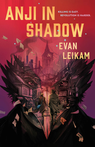 Anji in Shadow book cover by Evan Leikam