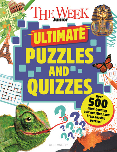 The Week Junior Ultimate Puzzles and Quizzes: Over 200 pages of mind-bending quizzes, sudoku, word searches, crosswords and much more book cover by The Week Junior