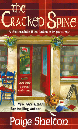 The Cracked Spine: A Scottish Bookshop Mystery book cover by Paige Shelton