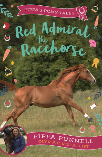 Red Admiral the Racehorse (New Printmaking #2) book cover by Pippa Funnell