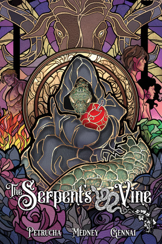 Serpent's Vine book cover by Matthew Medney, Stefan Petrucha
