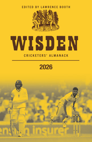 Wisden Cricketers' Almanack 2026 book cover by 