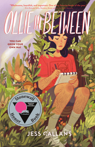 Ollie In Between book cover by Jess Callans