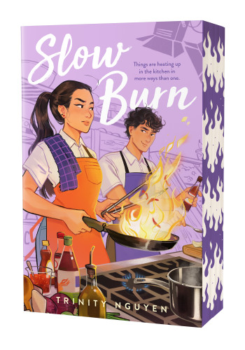 Slow Burn book cover by Trinity Nguyen