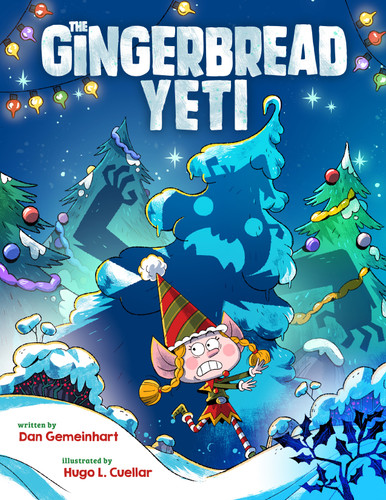 The Gingerbread Yeti book cover by Dan Gemeinhart