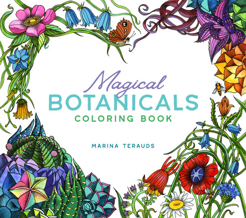 Magical Botanicals Coloring Book book cover by Marina Terauds