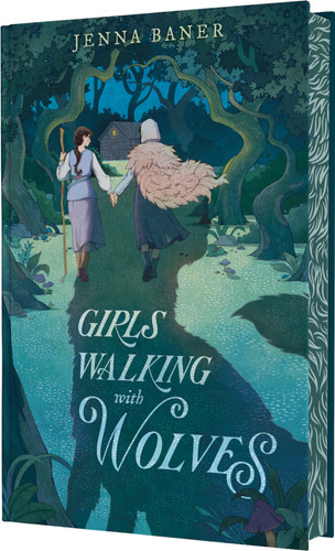 Girls Walking with Wolves book cover by Jenna Baner