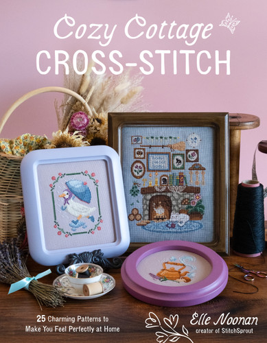 Cozy Cottage Cross-Stitch: 25 Charming Patterns to Make You Feel Perfectly at Home book cover by Elle Noonan
