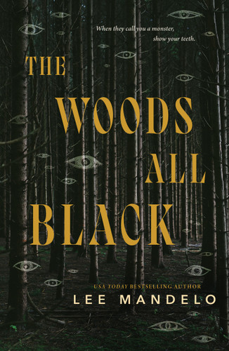 The Woods All Black book cover by Lee Mandelo