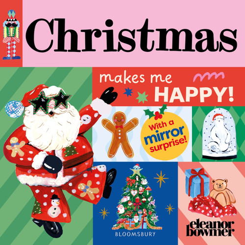 Christmas Makes Me Happy! book cover by Eleanor Bowmer