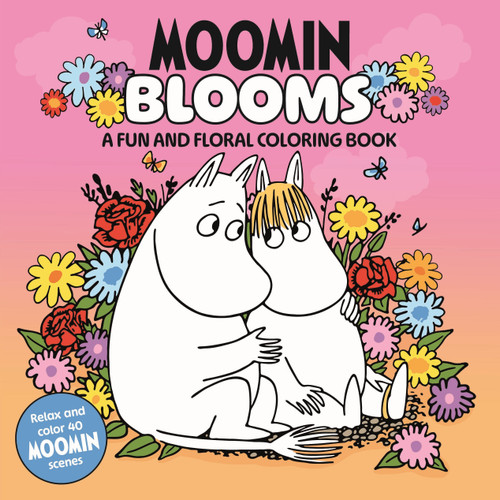 Moomin Blooms: A Fun and Floral Coloring Book book cover by Macmillan Children's Books