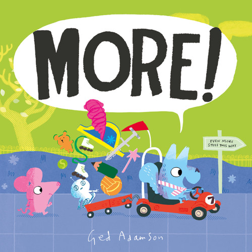 More! book cover by Ged Adamson