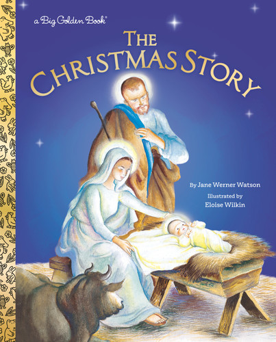 The Christmas Story (Big Golden Book) book cover by Jane Werner Watson